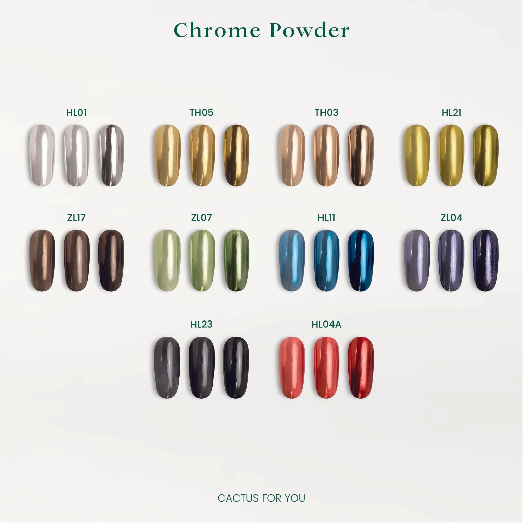 Chrome Powder effetto metallizzato HL05 - Image 4
