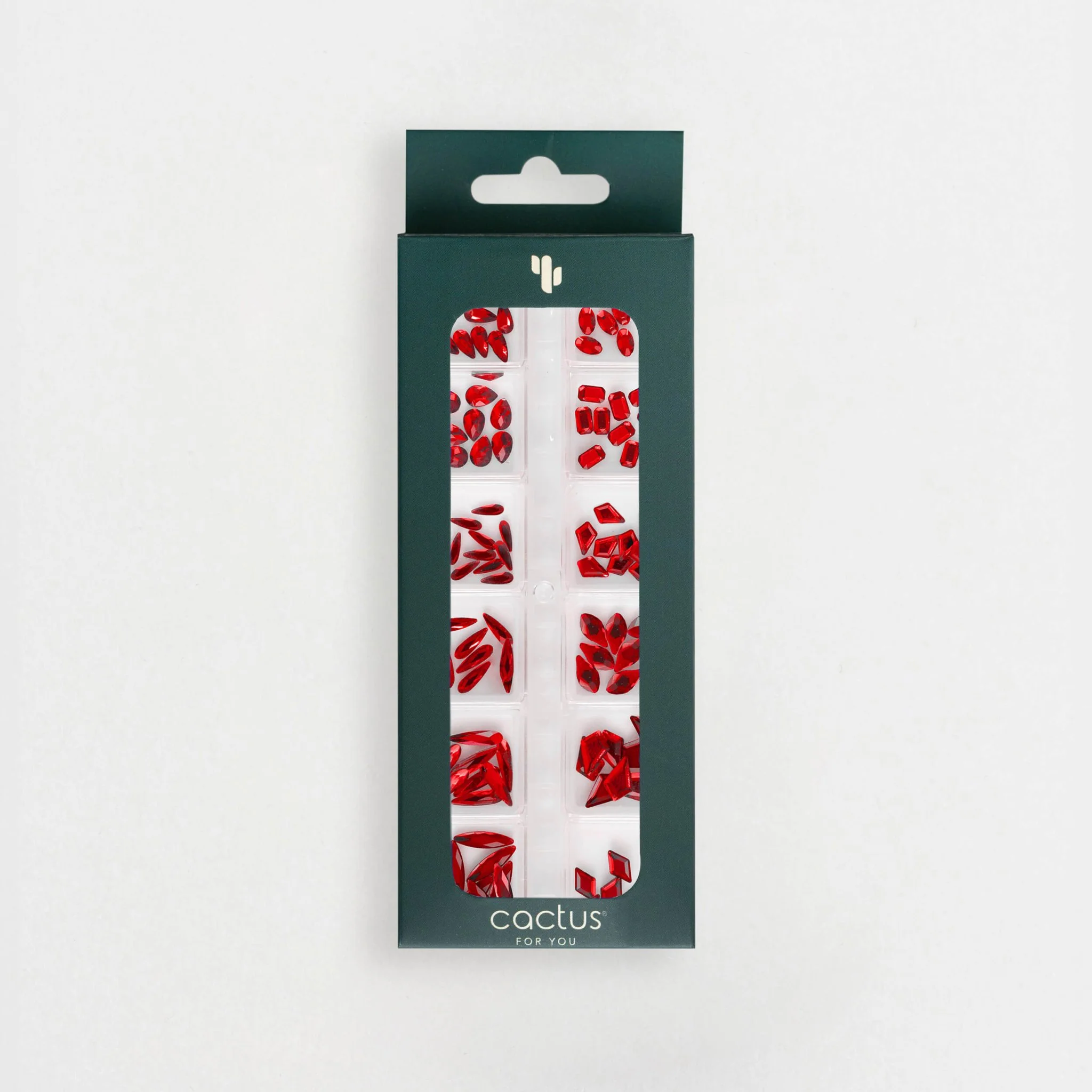 Cristalli Rosso per unghie - Image 3