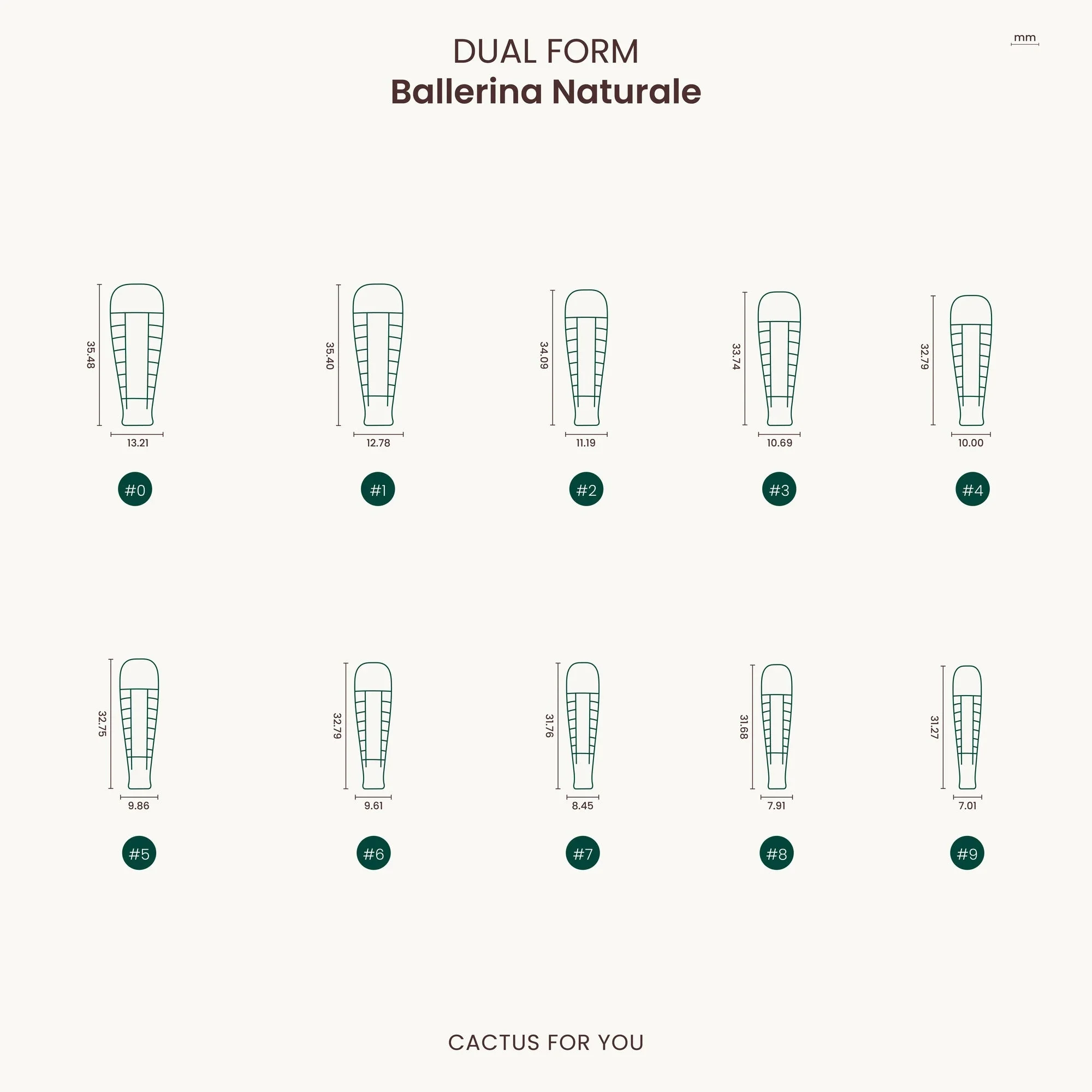 Dual Form Ballerina Naturale - 100 pcs - Image 6