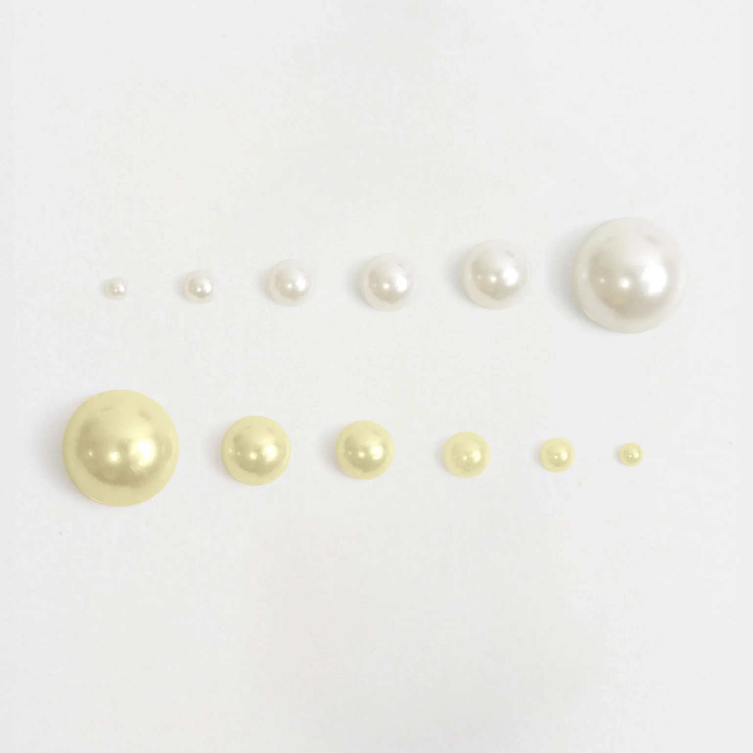 Perle Bianco Panna e Giallo